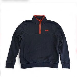 Vintage Formula 1 Classic Half Zip Sweat Top size M